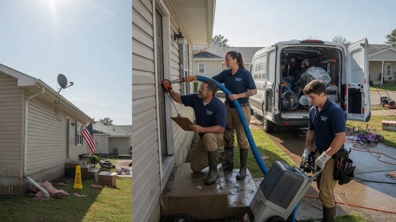 Ceiling Water Damage Restoration in Austinburg, OH near me